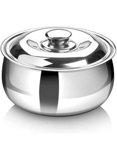 SignoraWare 3000ml Hot Delight Double Wall Stainless Steel Belly Shape Casserole, Insulated Thermal