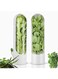 Premify 2 Pcs Herb Saver, Herbs Keeper for Refrigerator, Cilantro Storage Containers, Fridge Organizers and Storage, Herb Saver Pod Keep Fresh &amp; Green Vegetables, Mint, Parsley, Asparagus