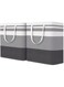 TAPIT 2PCS Laundry Basket Large Capacity Laundry Hamper Collapsible Waterproof Clothes Hamper with Handles Freestanding Storage Baskets for Laundry Dorm Bedroom Bathroom (A02-100L 2PCS)