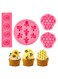 Pieces Silicone Bumble Bee and Honeycomb Molds for Cake Decorating, DIY Baking Tools for Cupcakes and Fondant