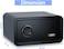 Safe Box with Digital Keypad and Key Lock, Fire Resistant Hotel Size Locker for A4 Documents Laptop MacBook Tablets Camera Cash Home Office RB23QC11 (23x43x35cm Black)