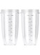 Oasisgalore 2 Pcs Replacement 32oz Cups for Blender【3 Size Options, 18oz, 24oz, 32oz】 Compatible with NutriBullet 600w and 900w Blender Accessory