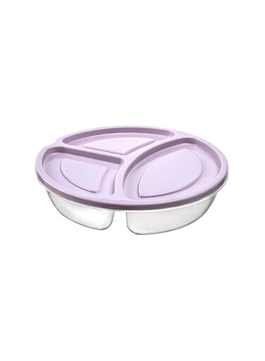Life Smart 2 Compartment Storage Box Container 1.1L