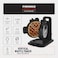 Porodo Vertical Waffle Maker, 800W Power, 5 Heat Levels, Vertical Pouring, Non-Stick Surface, 5:30 Minutes Cooking Time, 210mL Capacity, Black
