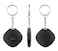 Powerology Smart Tag with Accelerometer, Built-in Speaker, CR2032 Replaceable Battery, Up to 16 Months Battery Life, Works with Apple Find My, Bluetooth V5.3, Ideal for Camping, Pets, Kids, Black
