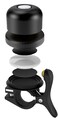 Powerology Bicycle   Scooter Bell with AirTag Mount, Accelerometer Anti-Lost Bike Bell Tracker, Built-in Speaker, 16 Months Standby Time, Works with Apple Find My, Black
