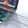 كابل برودو 2.4A USB-A إلى Lightning بطول 1.2 متر، سرعة نقل 480Mbps، سلك ضفيرة، توافق عالمي، رمادي