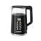 LePresso Electric Window Kettle, 1.7L Capacity, 1850-2200W Power, Multi-Temperature Control, Auto Shut-Off, Auto-Opening Lid, Boil Dry Protection, Interactive Digital Display, Black