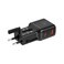 Porodo Universal Travel Pocket Charger, USB-C PD 35W, USB-A QC3.0 18W, PPS 33W, Dual 18W Output, UK/EU/US/AU Plugs, Simultaneous Charging, Universal Compatibility, Built-In Safeguards
