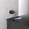 Porodo Dual USB-C Wall Charger, GaN Technology, 45W Max Output, USB-A &amp; USB-C Ports, Simultaneous Charging, Built-in Safeguards, 3-Pin UK Plug, 110-240V Rated Voltage, Black
