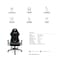 Green Lion ERGO X GCX44 Gaming Chair, Plywood + Iron Frame, Adjustable Height (121-131 cm), 155&deg; Recline, Built-In Lumbar Arch, 360&deg; Swivel, 150 kg Max Load, Removable Neck Pillow &ndash; Green