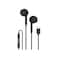 Green Lion Wired Stereo Earphones With Type-C Connector, Stereo Surround, Seamless Sound, Endless Connection, Durable TPE + Copper Wire, 1.2M Cable Length, Clear Sound - Black