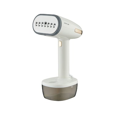 Green Lion Steam 1800W Garment Steamer, Vertical Flat Inclined Steaming, 20 Mins Continuous Steam, 350 Ml Water Tank, PP Stainless Steel, Fast Heating 35 Sec, Compact Lightweight, Beige
