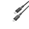 Powerology Power Sync Weave PD 30W MFI Lightning to USB-C Aluminium Shell Nylon Braided Cable, 1.2 Meter, 5V/3A, 9V/2.22A Charging Speed, 480Mbps Transfer Speed, Dark Gray
