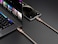 Powerology Power Sync Weave PD 60W USB-C to USB-C V2.0 Aluminum Plug Nylon Braided Cable, 1.2 Meter, 20V/3A Charging Speed, 480Mbps Transfer Speed, Desert Titanium
