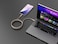 Powerology Maglink Weave Magnetic 60W USB-C to USB-C V2.0 Metal Plug Nylon Braided Cable, 1.2 Meter, 20V/3A Charging Speed, 480Mbps Transfer Speed, Desert Titanium

