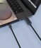 Powerology Power Sync Weave USB-C to HDMI V3.1 Aluminium Shell Nylon Braided Cable, 2 Meter, 4K 60Hz Video Output, 10Gbps Transfer Rate, Dark Gray
