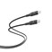 كابل Powerology Power Sync Weave PD 100W USB-C إلى USB-C V3.1 5G مع موصل معدني ونسيج النايلون، طول 2 متر، سرعة شحن 20V/5A، سرعة نقل 5Gbps، إخراج فيديو 4K، داكن رمادي
