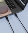 Powerology Power Sync Flex PD 60W USB-C to USB-C V2.0 TPE Jacket Over-Molded Cable, 1.2 Meter, Full Speed Charging, 20V/3A, 480Mbps Transfer Speed, Black
