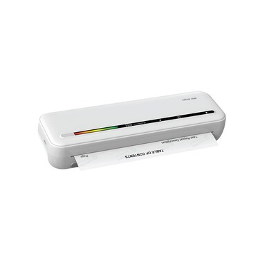 Green Lion Portable Thermal Printer, 300 DPI Resolution, 7.24 mm/s Printing Speed, 2600mAh Battery, Bluetooth 5.3 Connectivity, Supports A4 Format, 120 Pages Printing, Type-C Charging - White
