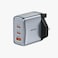 Green Lion GaNPremium UK Plug Wall Charger PD 65W with 49.55W PPS Power Delivery, USB-A &amp; 2 USB-C Ports, Fast Charging, PC Flame Retardant Material, Universal Voltage Input (100-240V)
