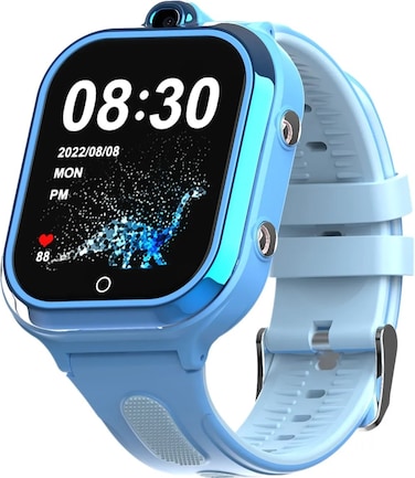 Green Lion Kids 1.85&rdquo; Smart Watch, GPS Tracking, 3-4 Days Working Time, SOS Call, Video &amp; Voice Chat, HD Camera, 1GB RAM, 8GB Storage, 2-Way Phone Call - Blue