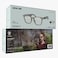 Green Lion Stockholm Smart Glasses, Bluetooth V5.4, 10m Connection, 10mm Speakers, 55mAh Batteries, Magnetic Charging, UV400 Protection, Photochromic &amp; Anti-Blue Lenses, Black
