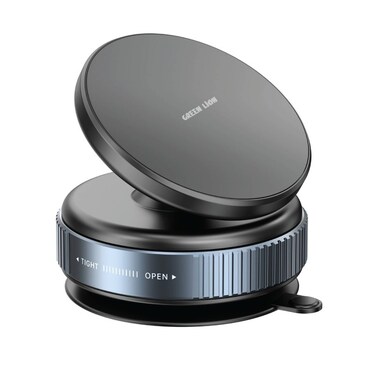 حامل جرين لايون ماغنو فليكس بتقنية الشفط بالفراغ، قوة امتصاص 1.83 كجم، دوران 360°، كوب شفط قوي، مغناطيس N52*10، قاعدة دوارة، مادة ABS+PC+TPU، تركيب سهل
