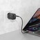 Green Lion Ultra Compact GaN Wall Charger EU Pin, PD 20W Output, USB-C to USB-C Cable, 1M Cable Length, Fast Charging, Flame Retardant PC, Charging Protection, Input AC100-240V, 0.5A Max, Black
