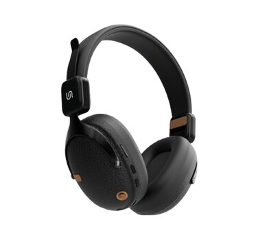 Porodo Soundtec Onyx Sonic Wireless Headphone, Bluetooth 5.4, 18 Hours Playtime, 20 Hours Talk Time, TF Card Playback, EQ &amp; Game Modes, Type-C Charging, Noise Reduction, Foldable Design &ndash; Black