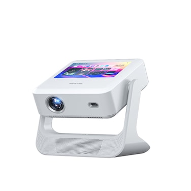 Green Lion Orion Portable Projector, 1280 &times; 720 Resolution, 300 ANSI Lumens, Auto-Focus with Keystone Correction, Dual 5W Speakers, Android 9.0, 37-200" Adjustable Screen, 4K, Full HD, HD Decoding
