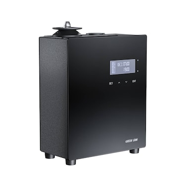 Green Lion Smart Scent Pro Fragrance Diffuser, 150mL Capacity, 20 Fragrance Settings, Smart App Control, HVAC Connection, 5 Timer Settings, Aromatherapy, Wall-Mount, Black
