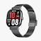 ساعة جرين ليون برينسيس الذكية، شاشة AMOLED 1.70"، دقة 336x336، سطوع 1000 نت، بلوتوث 5.2، مراقبة ضغط الدم ومعدل ضربات القلب، مقاومة للماء IP68، أسود لامع
