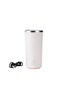 Porodo Lifestyle Auto Stirring Insulated Mug, 400mL Capacity, 120s Mixing Time, Double Wall Insulation, 300mAh Battery, Magnetic USB Charging, IPX6 Waterproof, White
