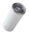 Porodo Lifestyle Auto Stirring Insulated Mug, 400mL Capacity, 120s Mixing Time, Double Wall Insulation, 300mAh Battery, Magnetic USB Charging, IPX6 Waterproof, White
