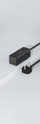 Green Lion 7 In 1 GaN 65W Power Strip, 3 Type-C Ports, 2 USB-A Ports, Safety Shutters, PC Flame Retardant Material, 1.8m Power Cord, Max Power 3250W, Black
