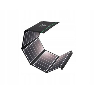RAVPower Solar Charging Panel RP-PC005-BK(OP), 3 Port Solar Charging, 24W, 4.8A Max Output, Black
