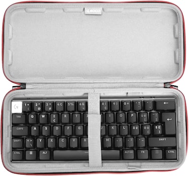 Case for Logitech G PRO X TKL Keyboard/ EPOMAKER X AULA F75 / F75 Pro/ F99 / P75 /AK820 Pro /Razer Huntsman Mini /YUNZII B75 PRO / RT75 87Keys Gaming Keyboards (Max Size: 36.8cm x 15cm x 4cm)