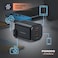 Porodo Dual USB-C Wall Charger, 45W Max Output, GaN Technology, Dual USB-C Ports, 3-Pin UK Plug, Built-in Safeguards, Fast Charging Support, AC 110-240V, Black
