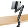 Porodo Multi-Joint Phone &amp; Tablet Mount, Flexible Viewing Angle, Twist &amp; Tilt Adjustment, Wide Compatibility for Phones and Tablets, Durable Aluminum Alloy Construction, Gray
