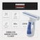 Porodo Lifestyle Handheld Window Cleaner, 9W Cordless Vacuum &amp; Spray, 1500mAh Battery, 30 Minutes Working Time, 2H Charging Time &ndash; White