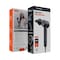 Porodo Lifestyle High-Speed Ionic Hair Dryer, 4 Temperature Settings, Brushless BLDC Motor, 1600W Power, UK 3-Pin Plug, 23m/s Wind Speed, Quiet Operation, Black

