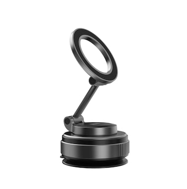 حامل الهاتف الماص Green Lion GX-34، قوة امتصاص 1.5 كجم، دوران 360°، مغناطيس N52 × 20، متوافق مع MagSafe، حامل قابل للتعديل، أسود
