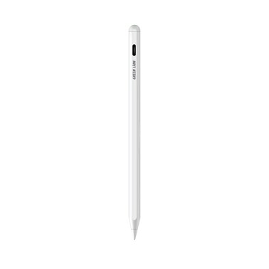 Green Lion Stylus Pencil, 1.5mm Nib, Advanced Tilt Sensitivity, Palm Rejection, Type-C &amp; Wireless Charging, 125mAh Battery, Auto-Sleep Mode, Real-Time Power Display, White
