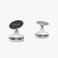 Porodo Vacuseal Smart Suction Magnetic Phone Mount, Compatible with 5.5 to 6.9 Inch Devices, N52 Magnet, Strong Magnetic Hold, Strong Suction, Made of ABS TPE Silicone, 80g, White
