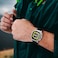 Porodo AMOLED 1.43" Smart Watch, Silver Dial, Wireless Charging, 400mAh Battery, Bluetooth 5.2, IP68 Water Resistant, Zinc Alloy Build, Customizable Watch Faces, Black/Orange Strap

