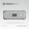 Levelo Aerion Portable 10000mAh Power Bank, Luggage Design, LED Display, Type-C Input/Output, USB-A Output, Fast Charging, 230g, ABS + PC, Grip Cable Included, White Black
