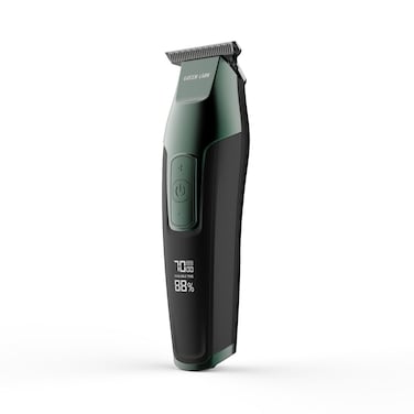 Green Lion Trim Expert Hair Trimmer, 7000 RPM, 1400mAh Battery, Digital Display, Self-Sharpening Blade, 200 Min Run Time, Type-C Charging