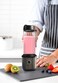 Powerology Press &amp; Refresh Portable Blender 450mL, 126W Motor, 16,500 RPM, 2500mAh Battery, Sharp Steel Blades, Type-C Rechargeable, Leak-Proof &ndash; Black
