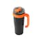 Porodo Lifestyle 6-Blade Portable Blender Insulated Mug, 70W Motor, 18000RPM Speed, 900mL Capacity, 6-Blade Cutter Head, Straight Drink Lid, 1500mAh Battery, Portable Mixer &ndash; Black Orange
